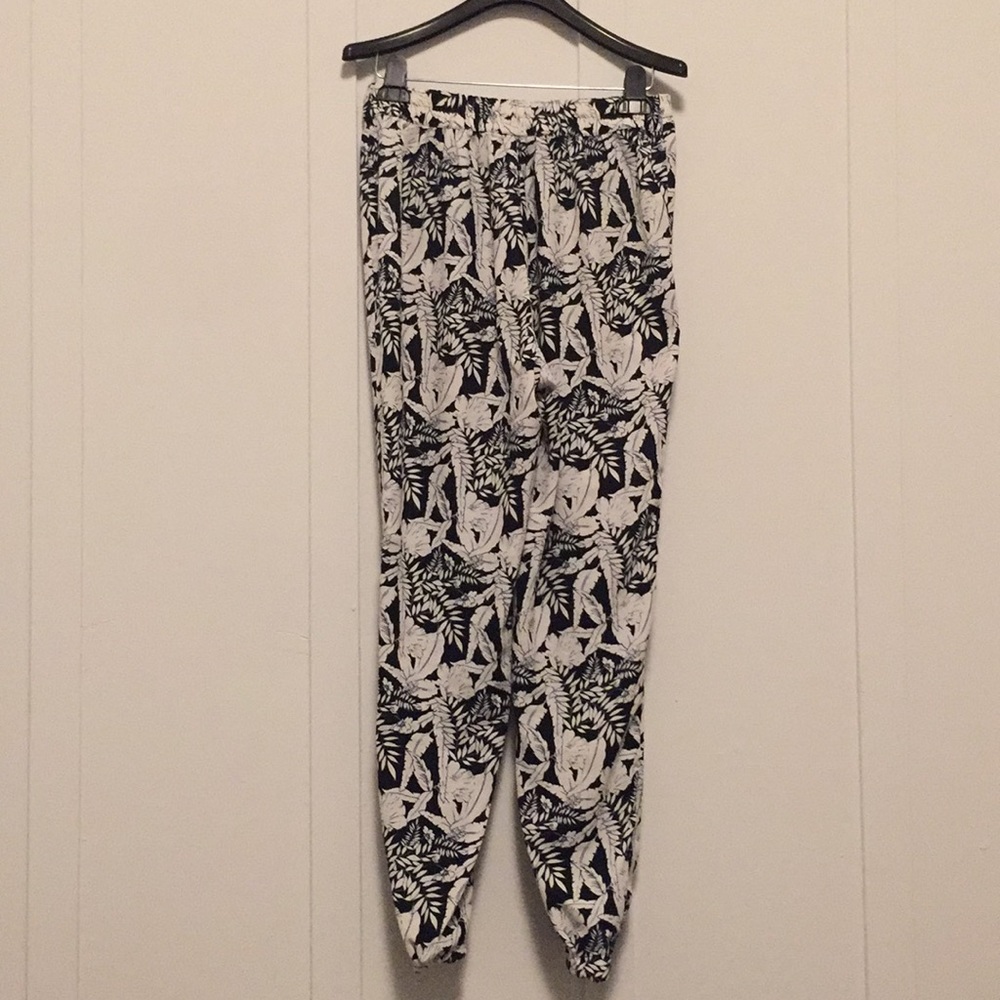 *SOLD* Tropical Print Harem Pants